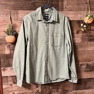 GAP mint Shacket